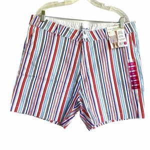 Caribbean Joe classic fit striped shorts. Sz16.